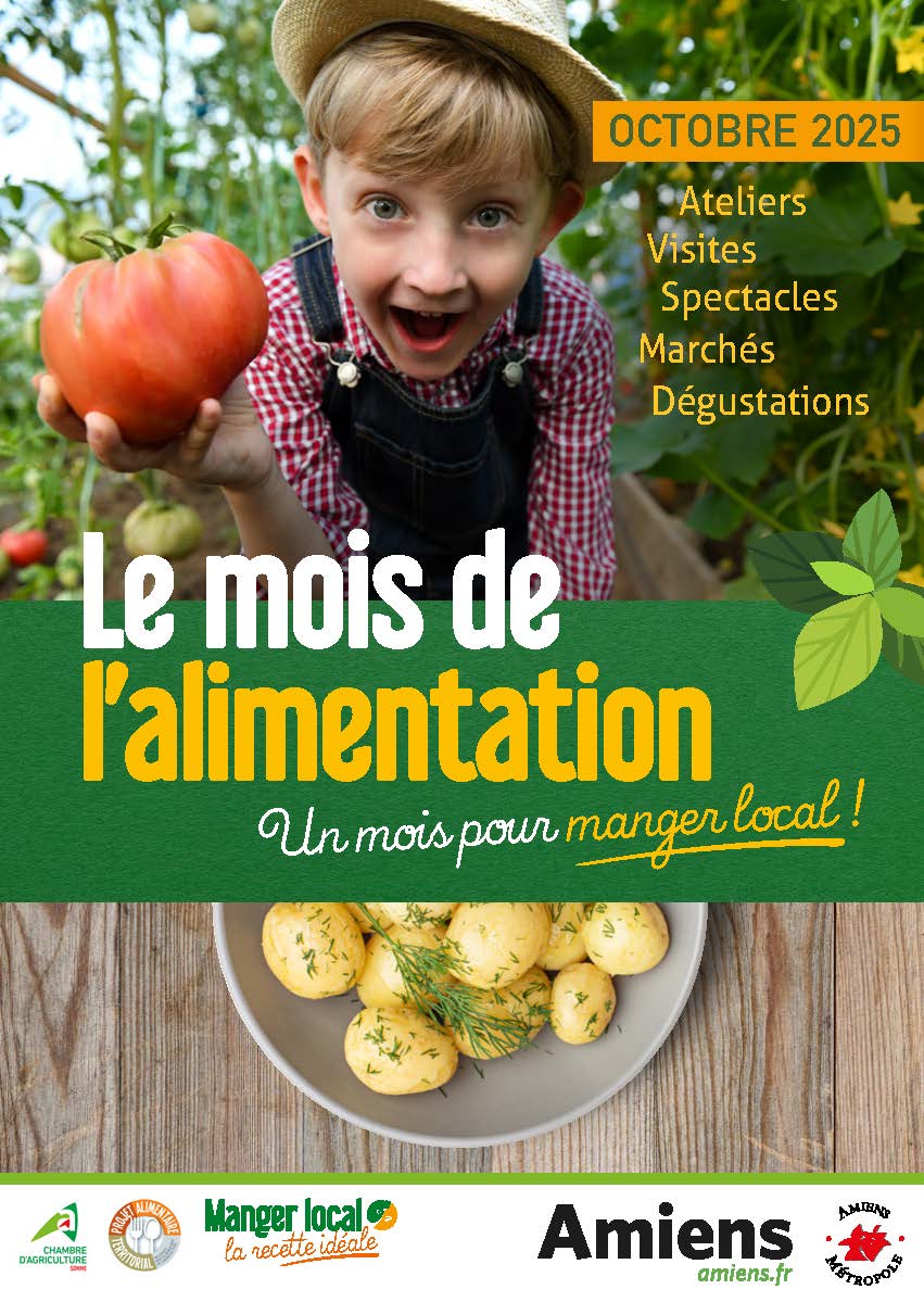 Couverture programme manger local 2025 © Amiens Métropole Couverture programme manger local 2025 © Amiens Métropole