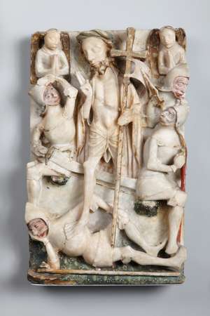 Fragment de retable, "Résurrection du Christ" © Irwin Leullier - Musée de Picardie
