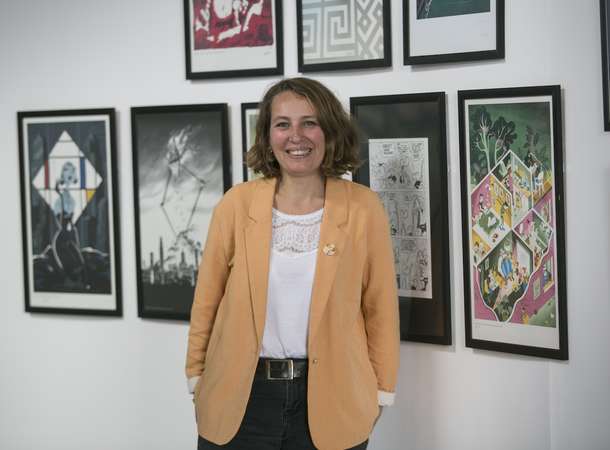 Sophie Mille, nouvelle directrice du festival BD d'Amiens. © Noémie Laval