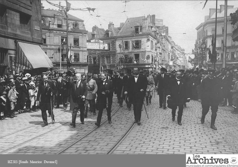 Visite officielle du Président de la République le 13 juillet 1919