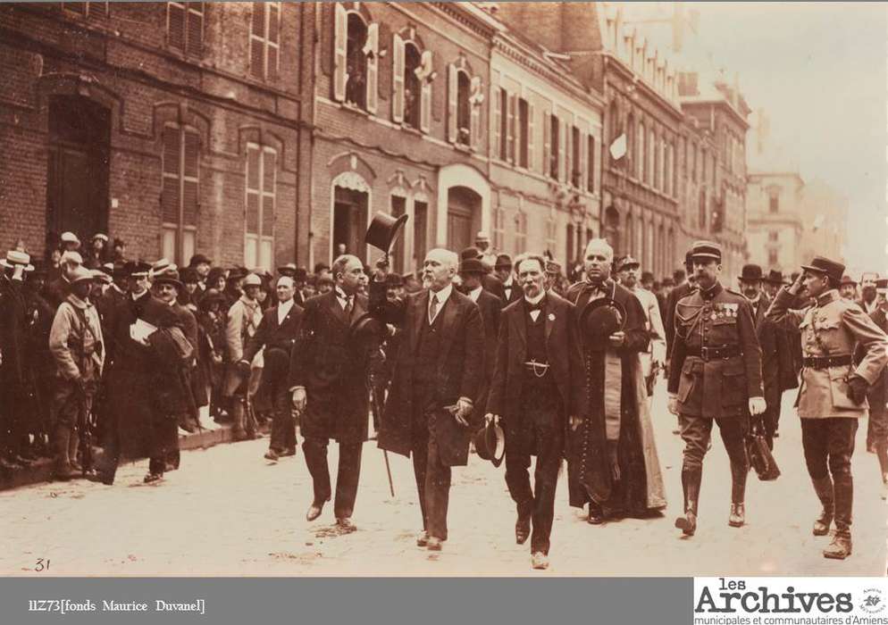 Visite officielle du Président de la République le 13 juillet 1919