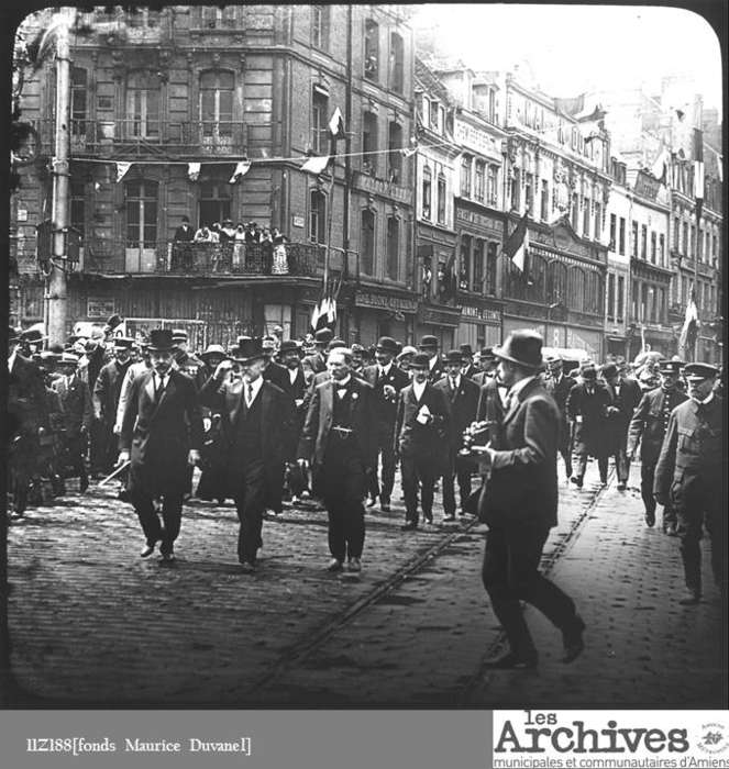 Visite officielle du Président de la République le 13 juillet 1919